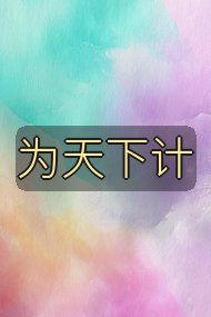 为天下计封面