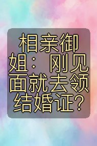 相亲御姐:刚见面就去领结婚证?封面