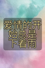 爱情的开始总是下着雨封面