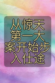 从惊天第一大案开始步入仕途封面