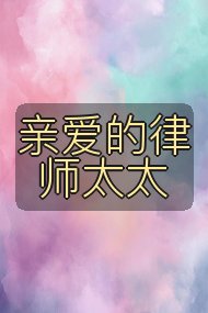 亲爱的律师太太封面